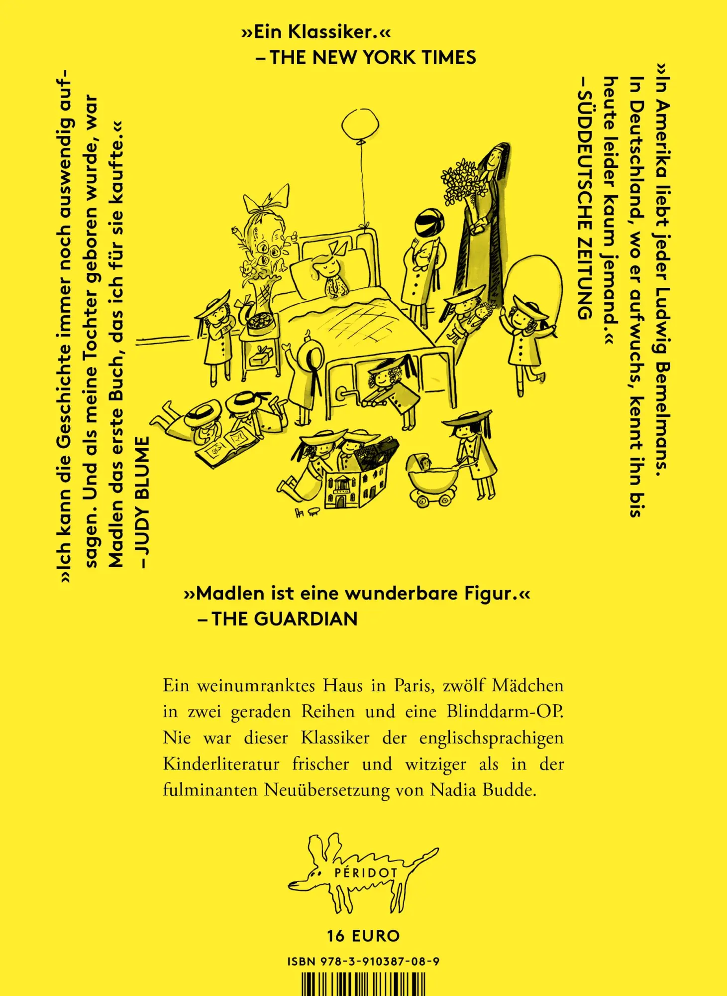 Rückseite: 9783910387089 | Madlen | Ludwig Bemelmans | Buch | 52 S. | Deutsch | 2025