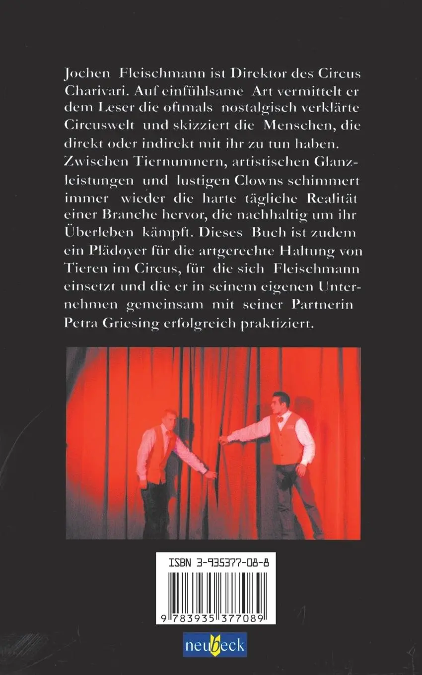 Rückseite: 9783935377089 | Der Traum vom Circus | Jochen Fleischmann | Taschenbuch | 144 S.