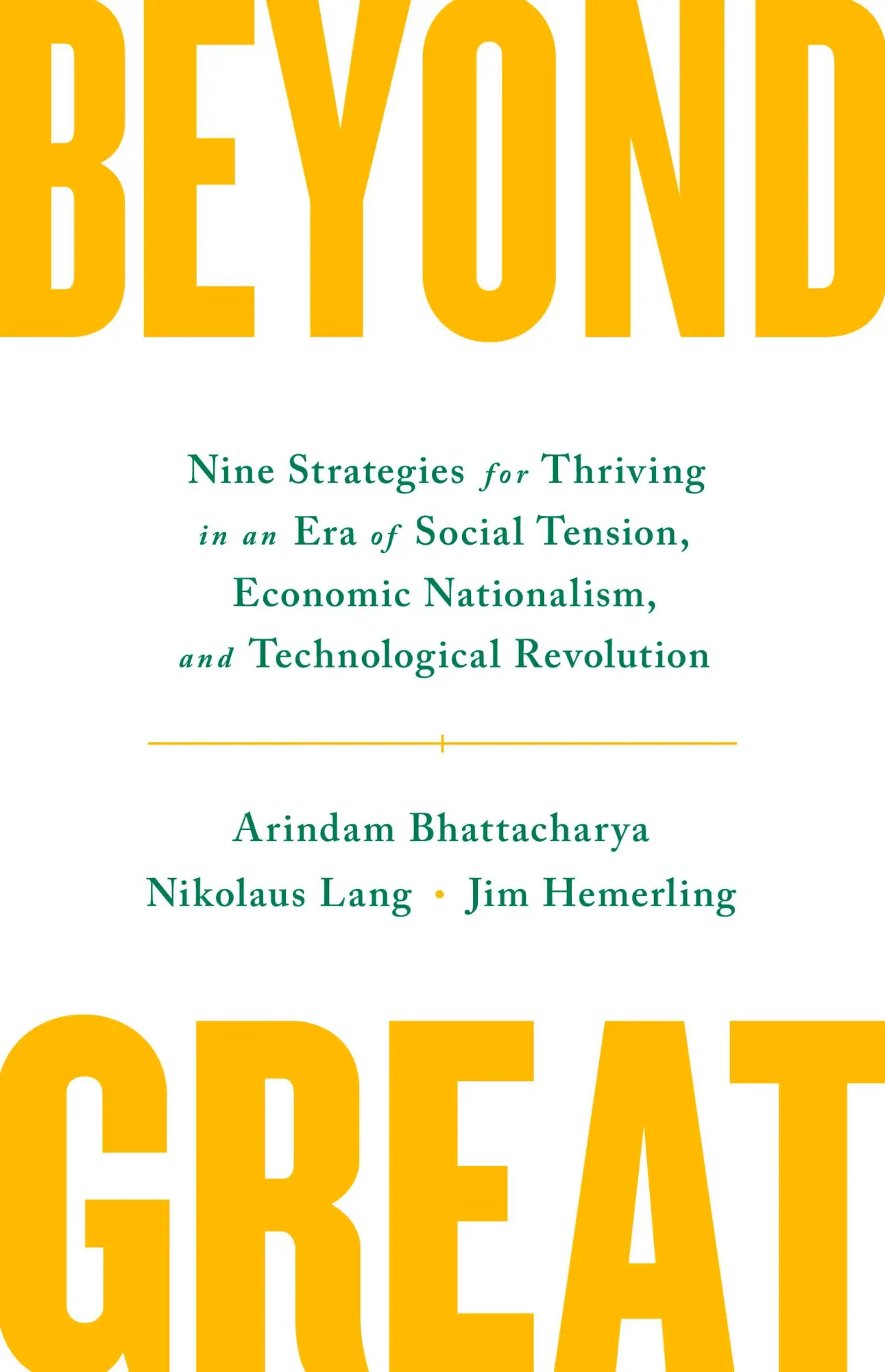 Cover: 9781541757189 | Beyond Great | Arindam Bhattacharya (u. a.) | Buch | Gebunden | 2020