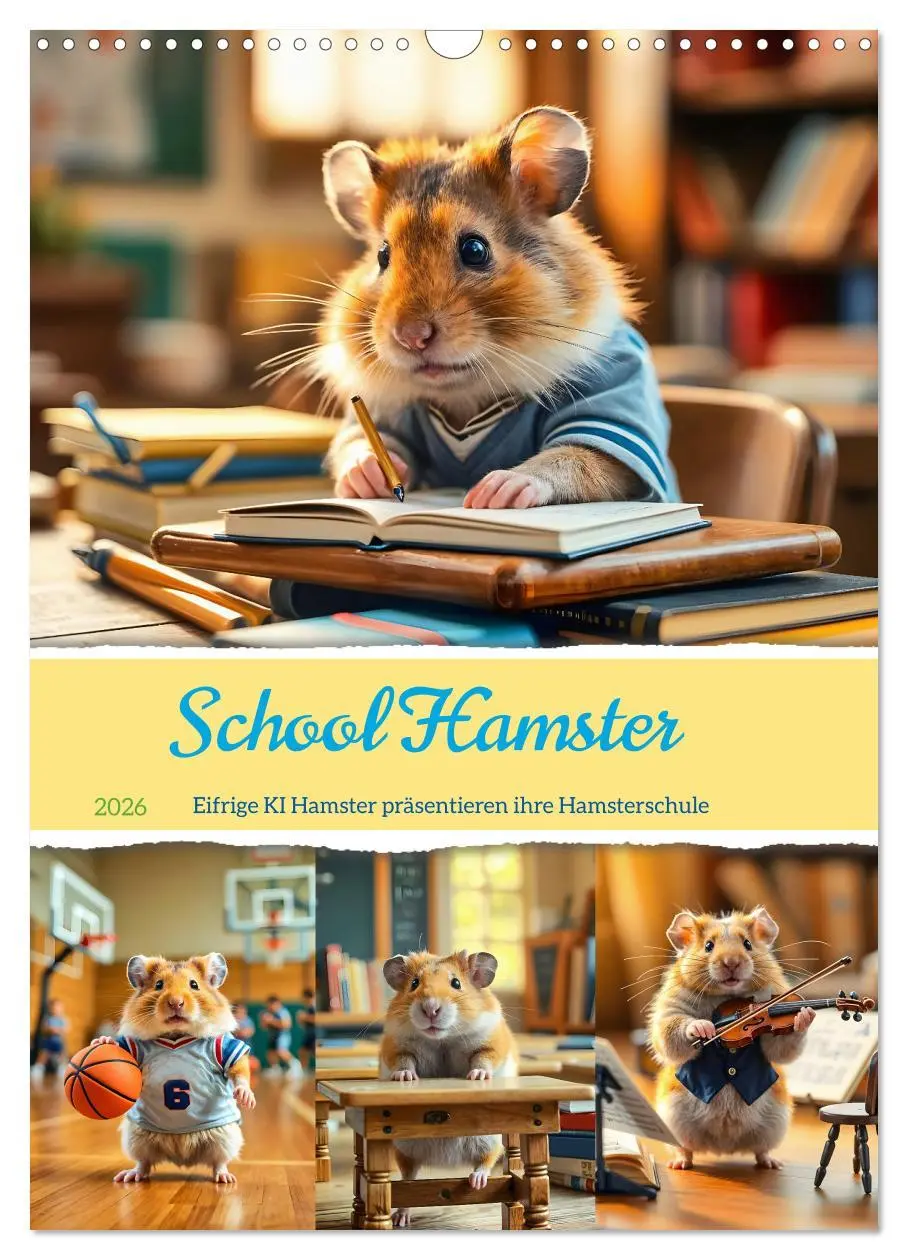Cover: 9783457267189 | School Hamster - Eifrige KI Hamster präsentieren ihre Hamsterschule...