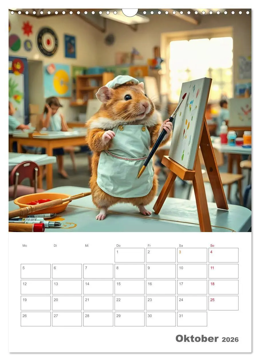 Bild: 9783457267189 | School Hamster - Eifrige KI Hamster präsentieren ihre Hamsterschule...