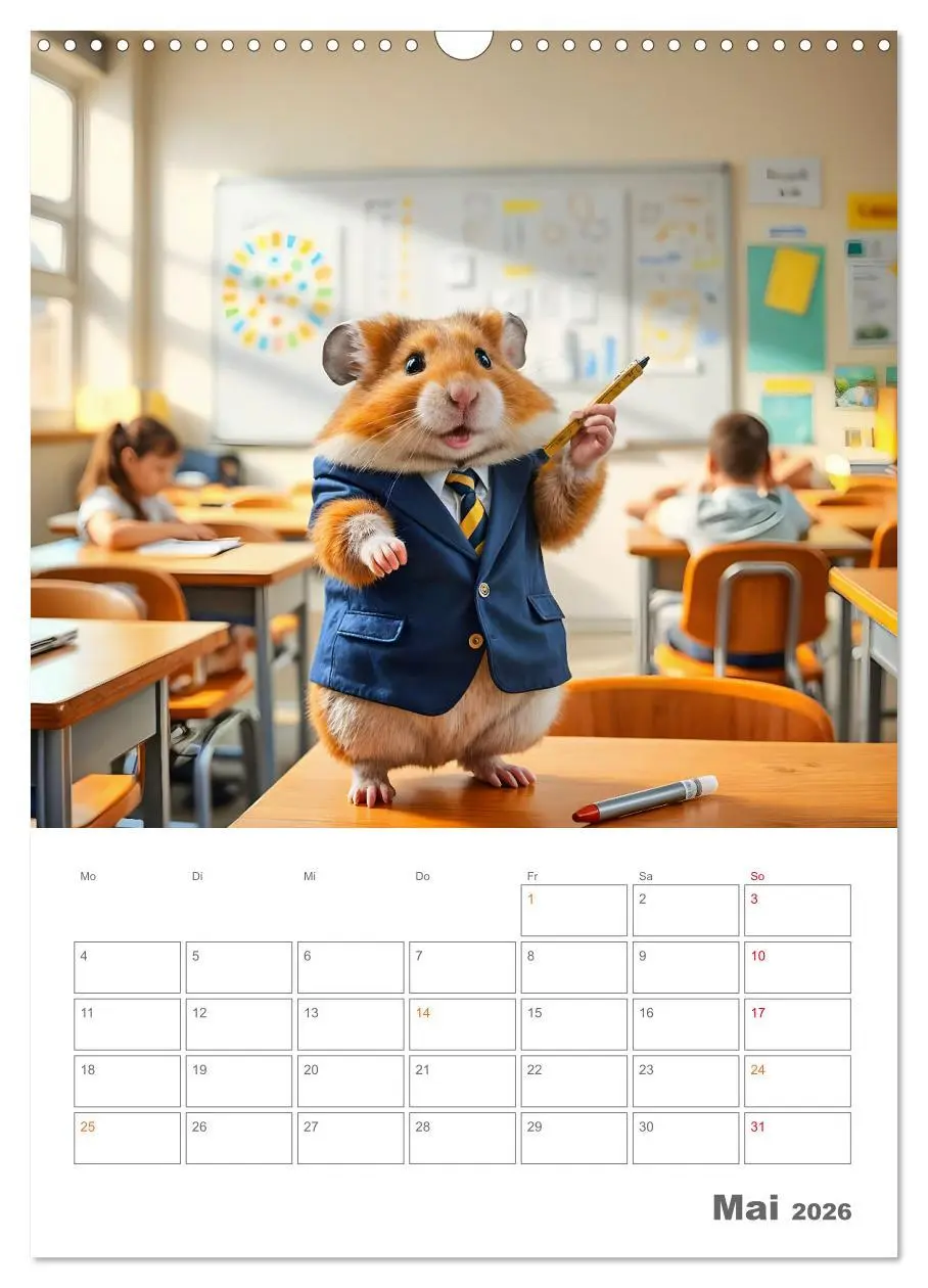 Bild: 9783457267189 | School Hamster - Eifrige KI Hamster präsentieren ihre Hamsterschule...