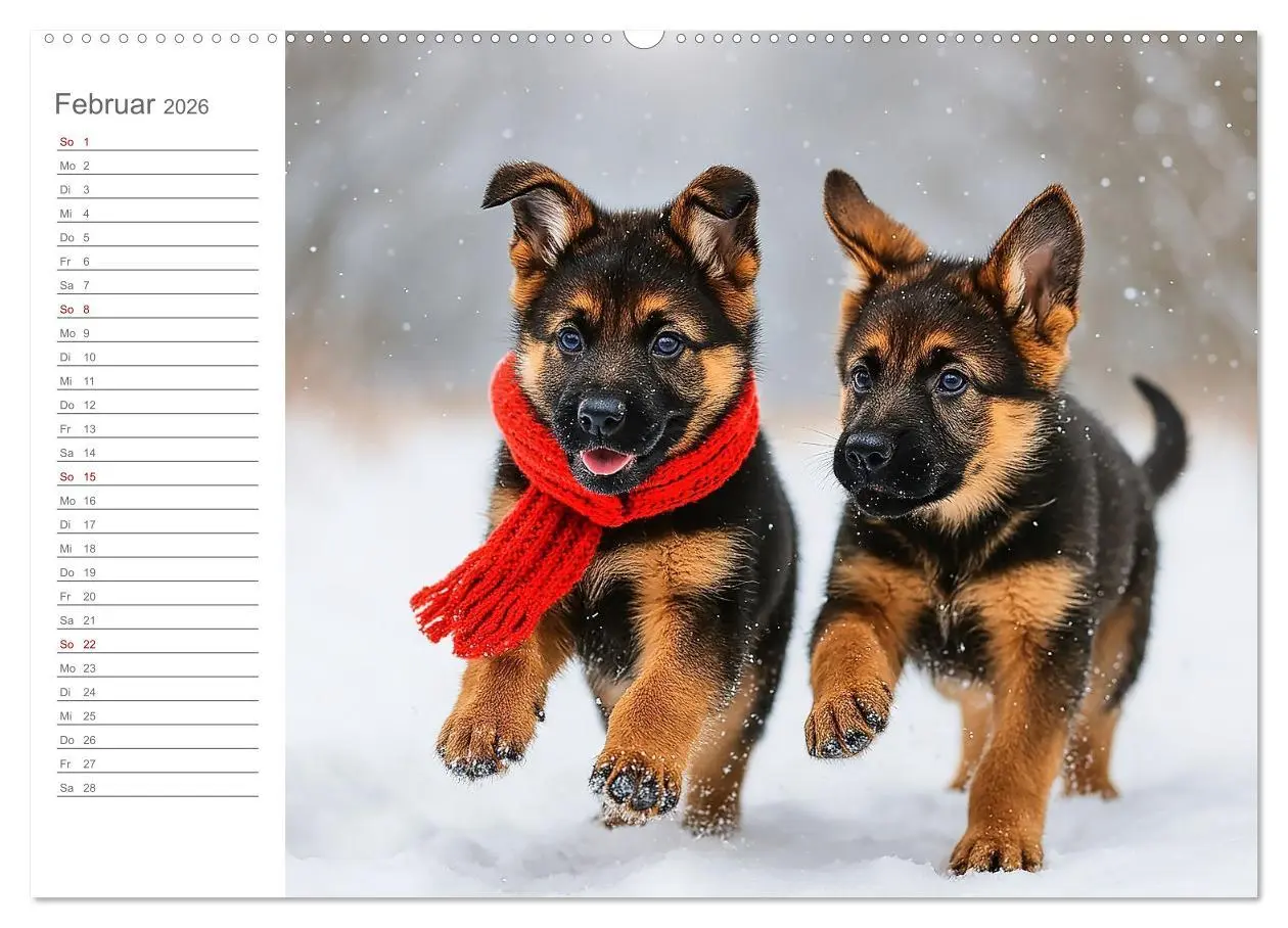 Bild: 9783457647189 | Schäferhundliebe - Deine tägliche Dosis Welpenfreude - ganz ohne...