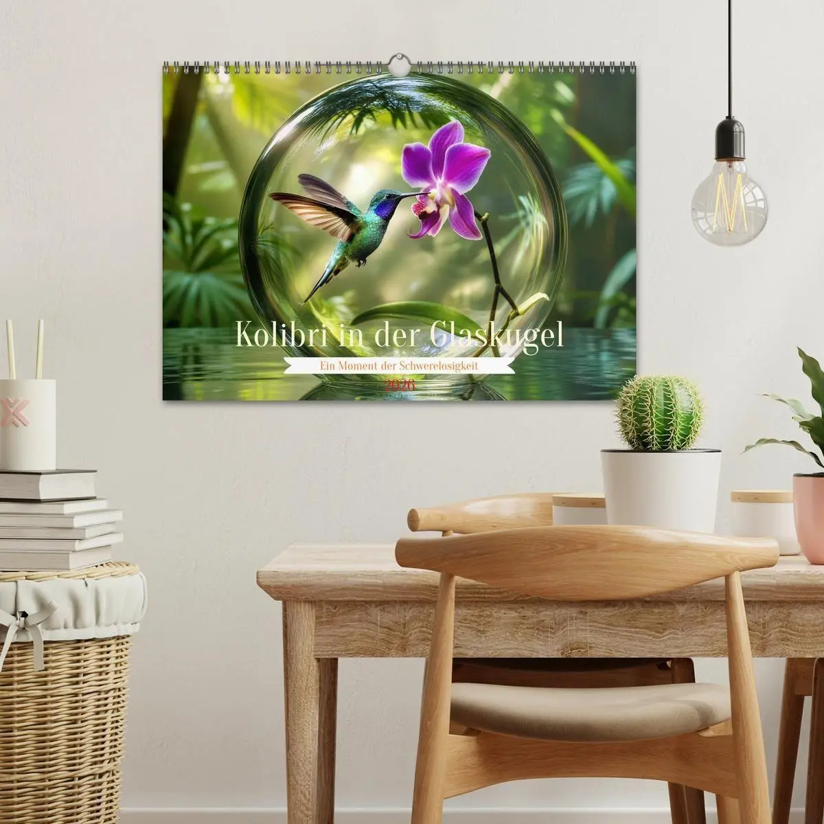 Bild: 9783516667189 | Kolibri in der Glaskugel (Wandkalender 2026 DIN A3 quer), CALVENDO...