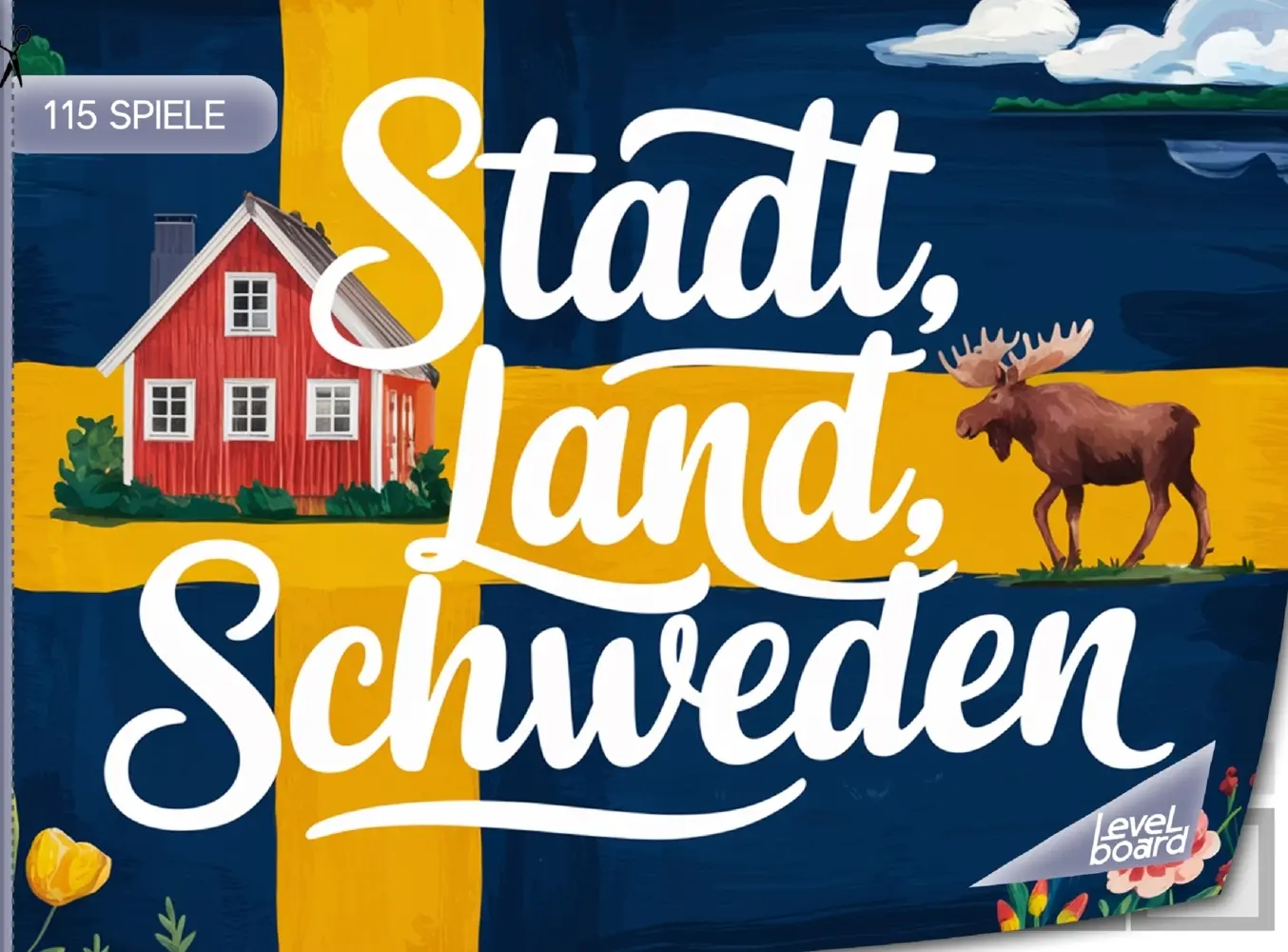Cover: 9783693197189 | Stadt, Land, Schweden - 115 Spielblöcke | levelBoard Spiele | Buch