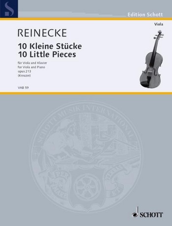 Cover: 9790001127189 | Ten Little Pieces op. 213 | Carl Reinecke | Buch | 2001 | Schott Music