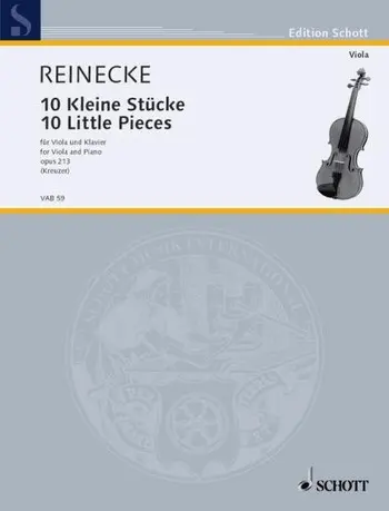 Cover: 9790001127189 | Ten Little Pieces op. 213 | Carl Reinecke | Buch | 2001 | Schott Music