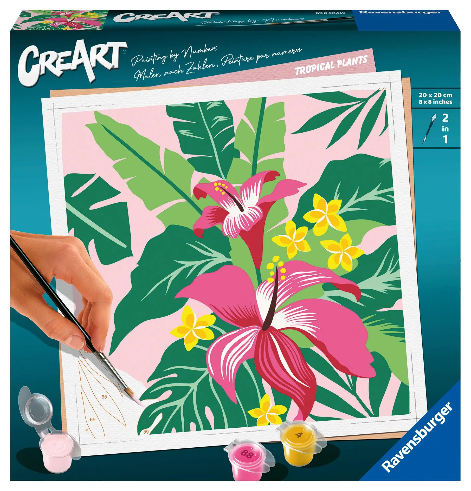 Cover: 4005556237289 | CreArt Adults Trend - Tropische Pflanzen | Spiel | CreArt | Deutsch