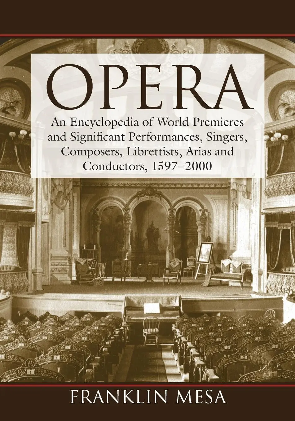 Cover: 9780786477289 | Opera | Franklin Mesa | Taschenbuch | Kartoniert / Broschiert | 2013