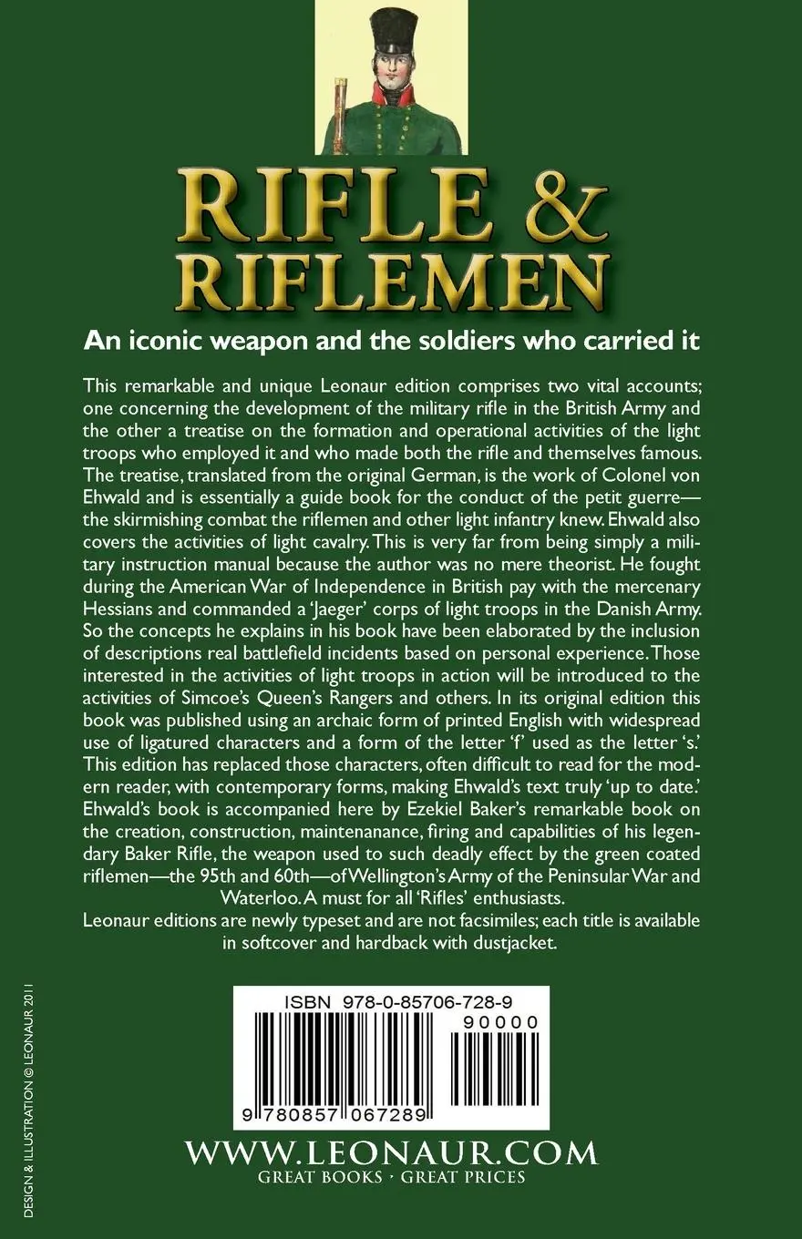 Rückseite: 9780857067289 | Rifle and Riflemen | Colonel Von Ehwald (u. a.) | Taschenbuch | 2011