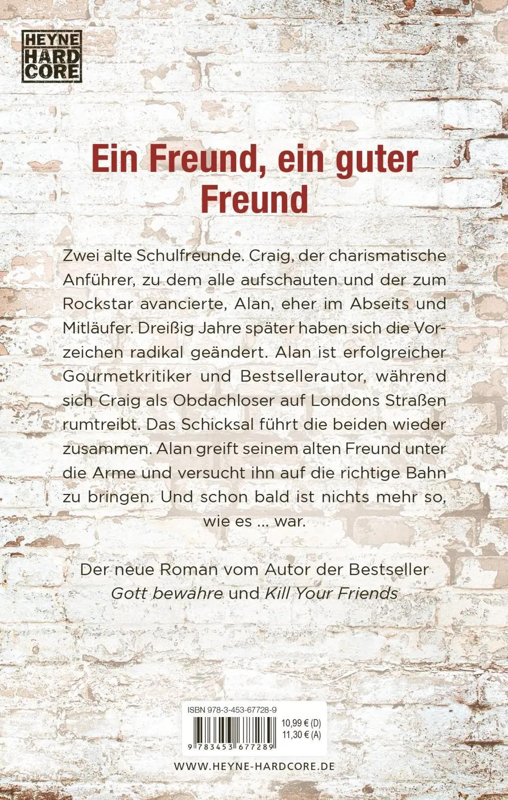 Bild: 9783453677289 | Alte Freunde | Roman | John Niven | Taschenbuch | 352 S. | Deutsch