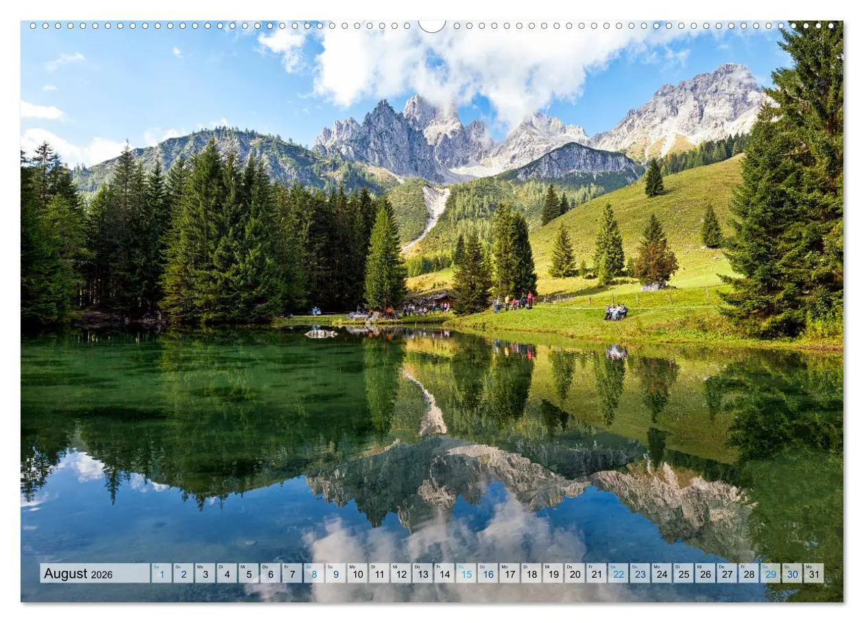 Bild: 9783457877289 | Österreich Berg und See (Wandkalender 2026 DIN A2 quer), CALVENDO...