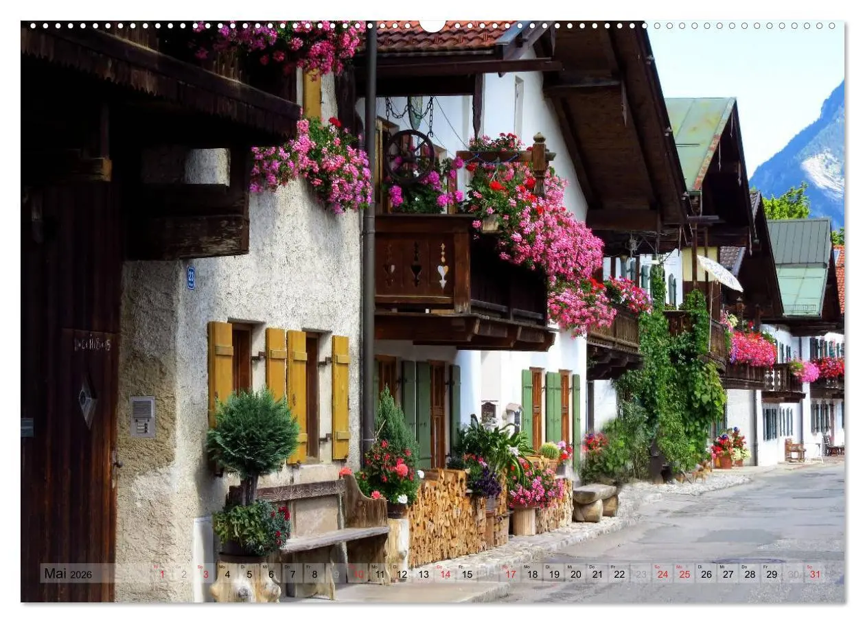 Bild: 9783516037289 | Malerisches Garmisch Partenkirchen - Aquarelle und Fotografien...