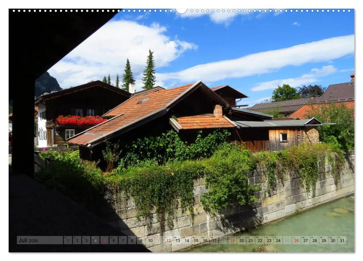 Bild: 9783516037289 | Malerisches Garmisch Partenkirchen - Aquarelle und Fotografien...