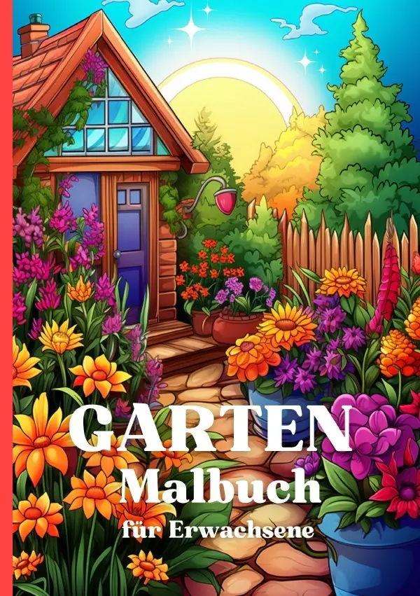 Cover: 9783565547289 | Garten Malbuch für Erwachsene A5 Cozy Format | Lia Mayr | Taschenbuch