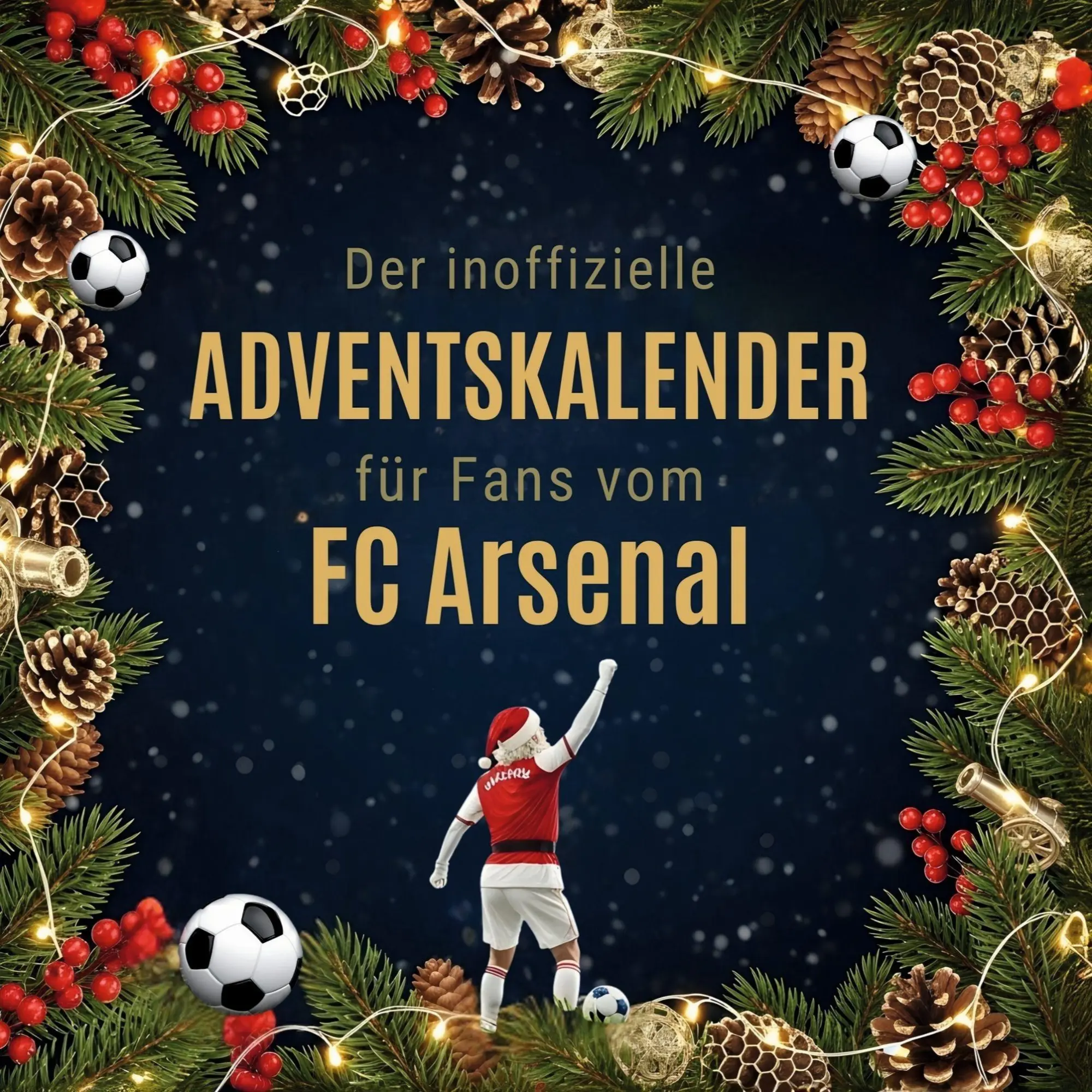 Cover: 9783695307289 | Der inoffizielle Adventskalender für Fans vom FC Arsenal | Emilia Wolf