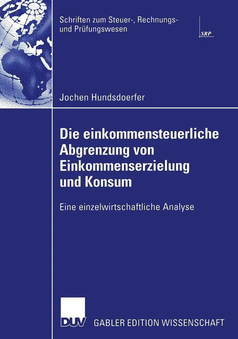Cover: 9783824477289 | Die einkommensteuerliche Abgrenzung von Einkommenserzielung und Konsum