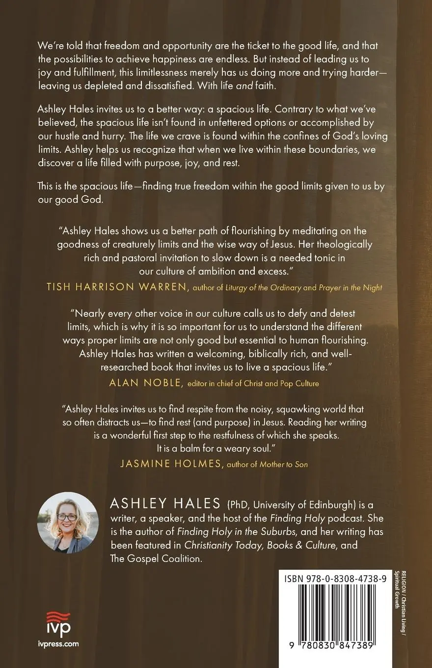 Rückseite: 9780830847389 | A Spacious Life | Trading Hustle and Hurry for the Goodness of Limits