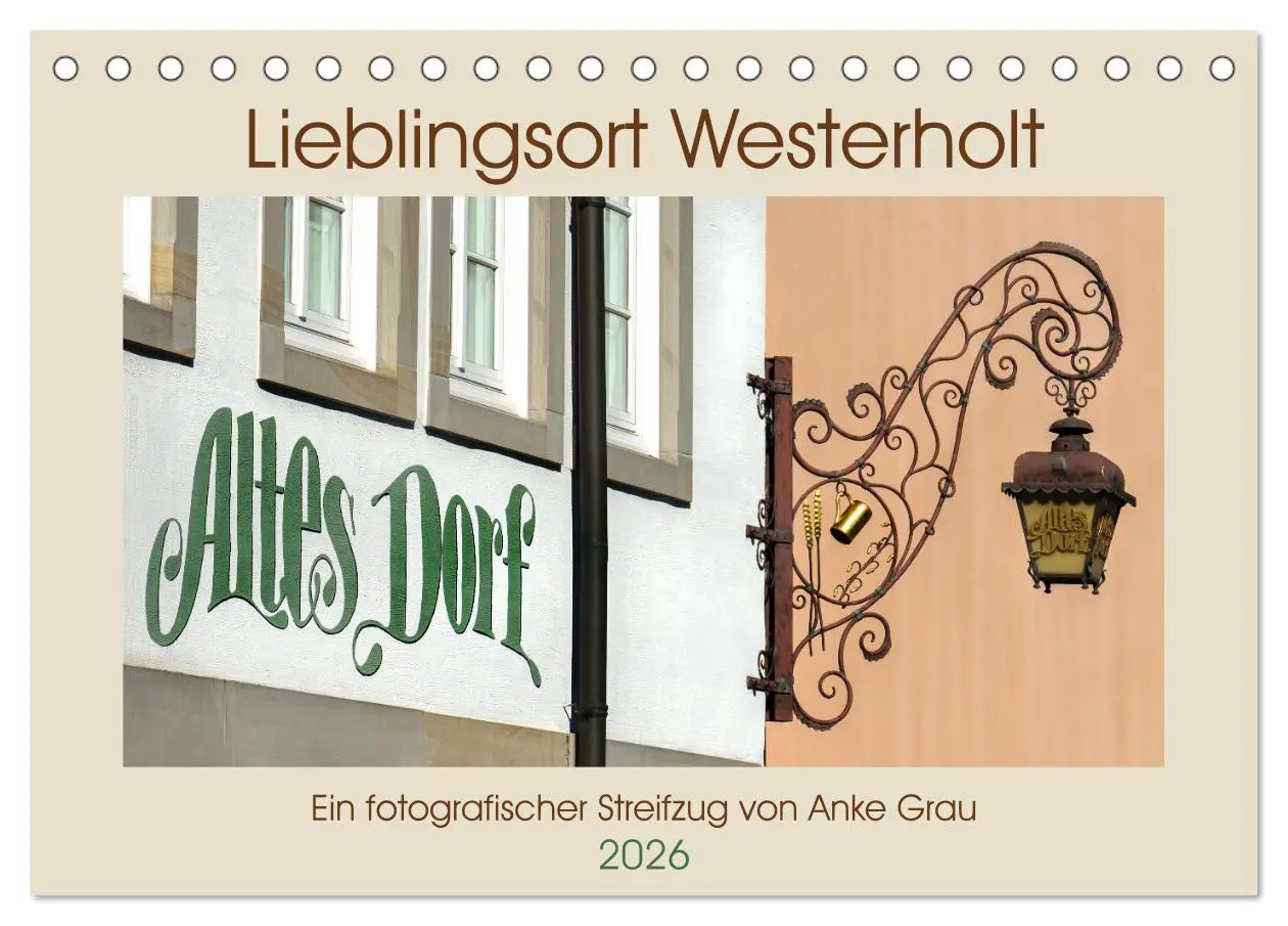 Cover: 9783457627389 | Lieblingsort Westerholt (Tischkalender 2026 DIN A5 quer), CALVENDO...