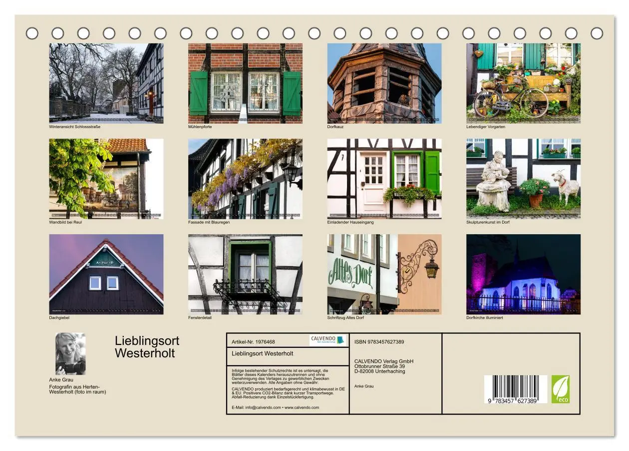 Bild: 9783457627389 | Lieblingsort Westerholt (Tischkalender 2026 DIN A5 quer), CALVENDO...