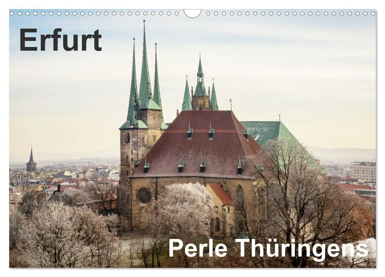 Cover: 9783457937389 | Erfurt. Perle Thüringens. (Wandkalender 2026 DIN A3 quer), CALVENDO...