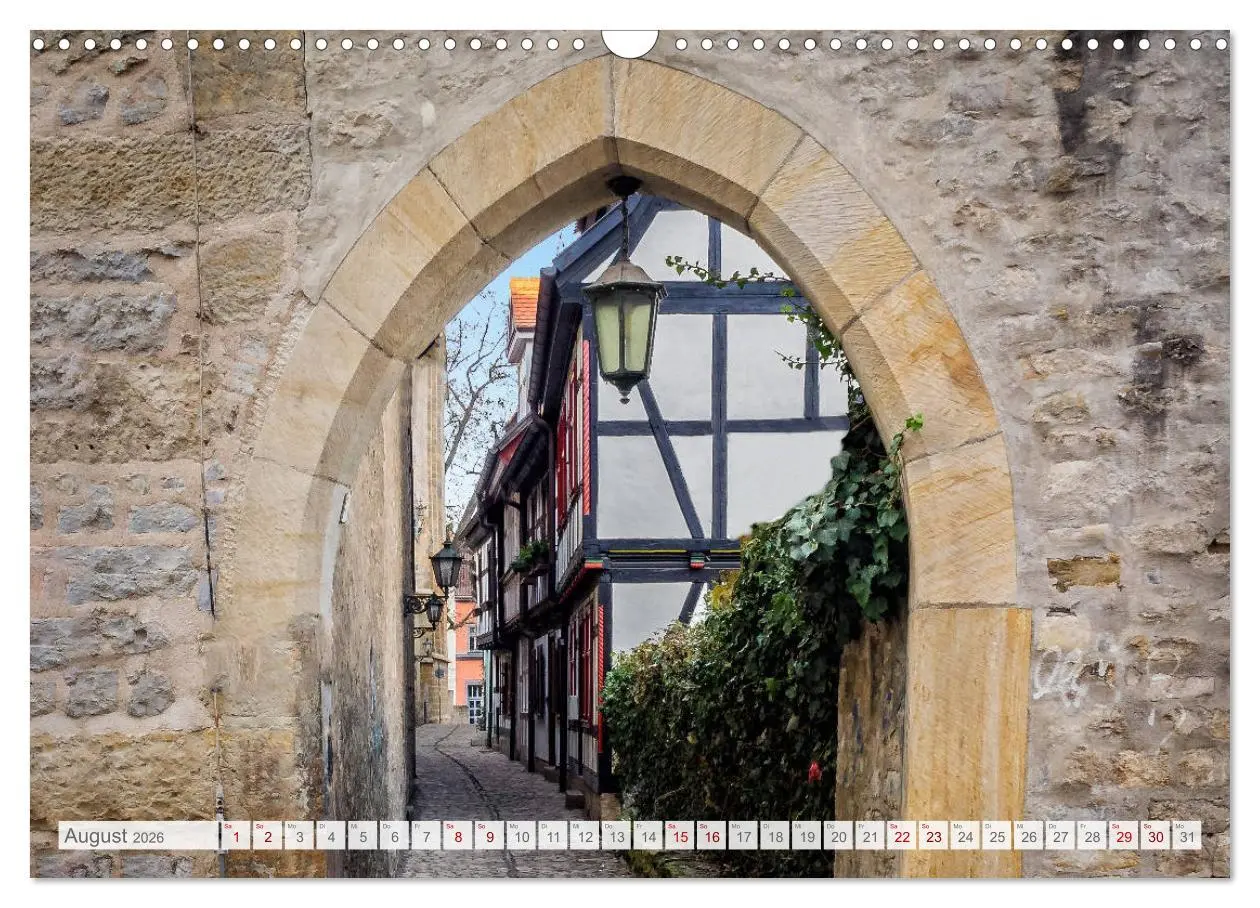 Bild: 9783457937389 | Erfurt. Perle Thüringens. (Wandkalender 2026 DIN A3 quer), CALVENDO...