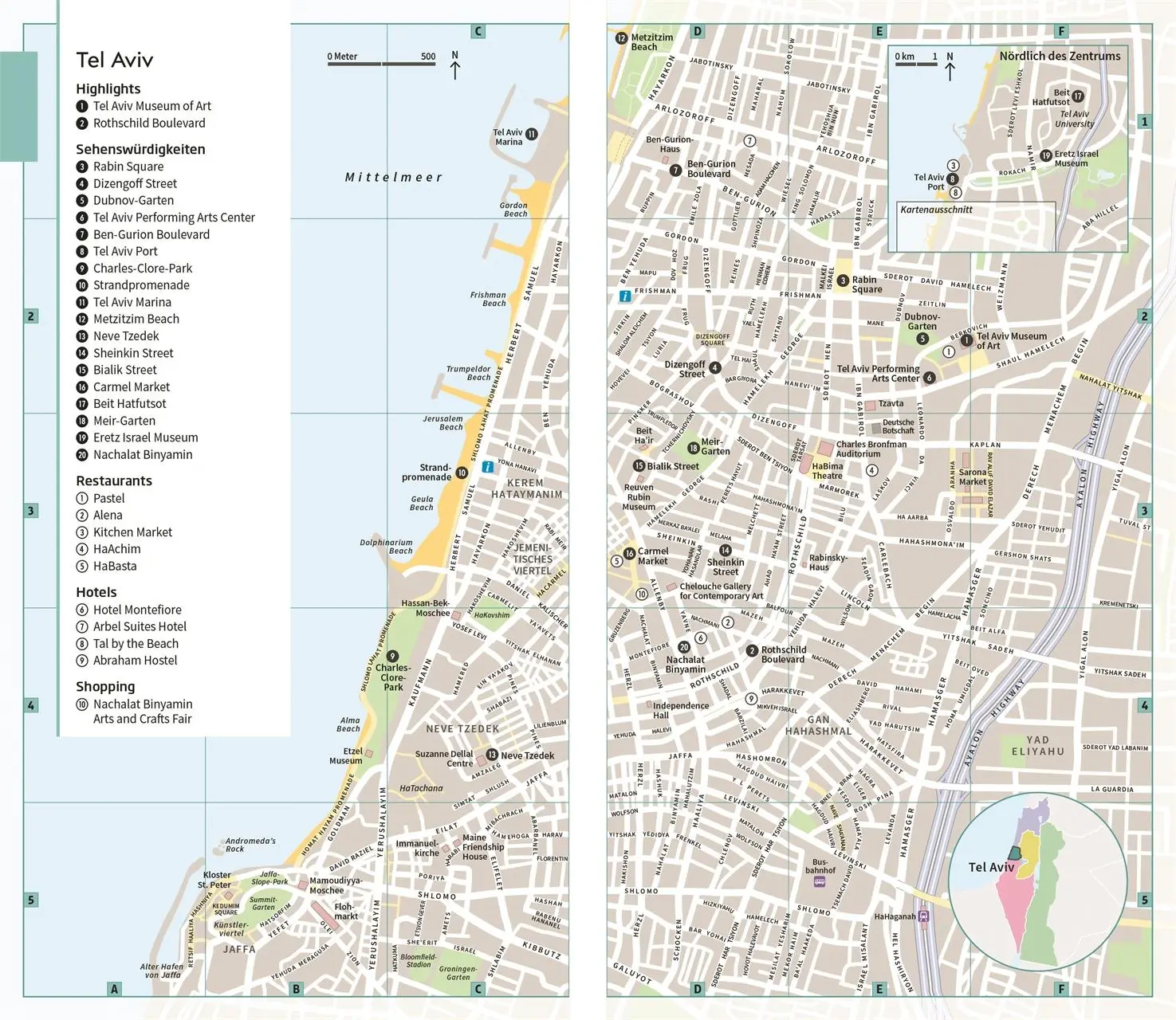 Bild: 9783734207389 | Vis-à-Vis Reiseführer Jerusalem, Israel, Westjordanland &amp; Petra | Buch
