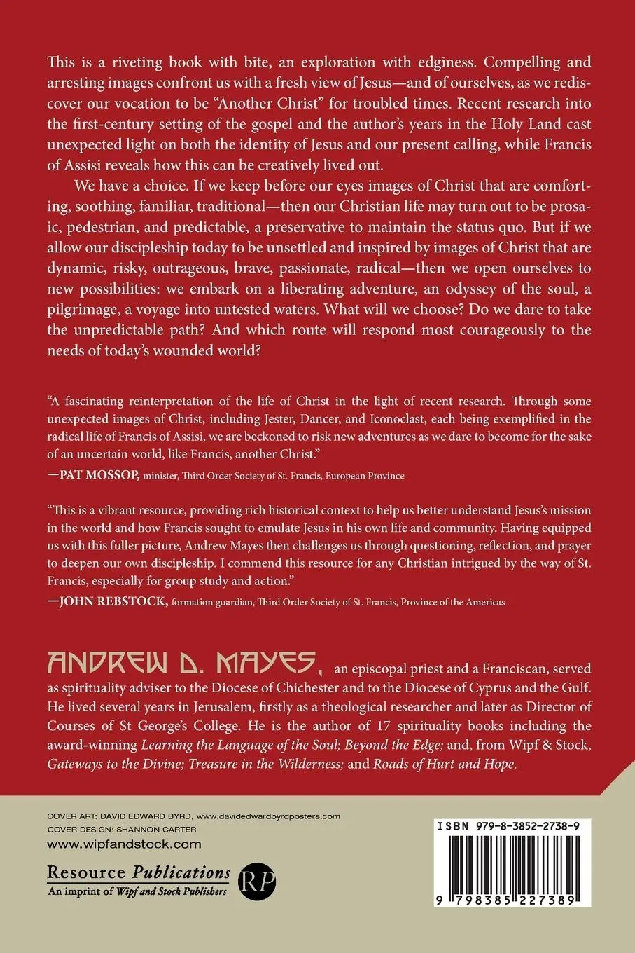 Rückseite: 9798385227389 | Another Christ | Andrew D. Mayes | Taschenbuch | Englisch | 2024