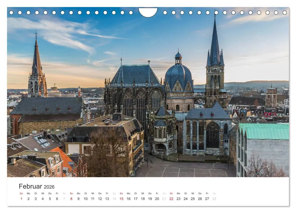 Bild: 9783516017489 | Aachener Dom - Weltkulturdenkmal (Wandkalender 2026 DIN A4 quer),...