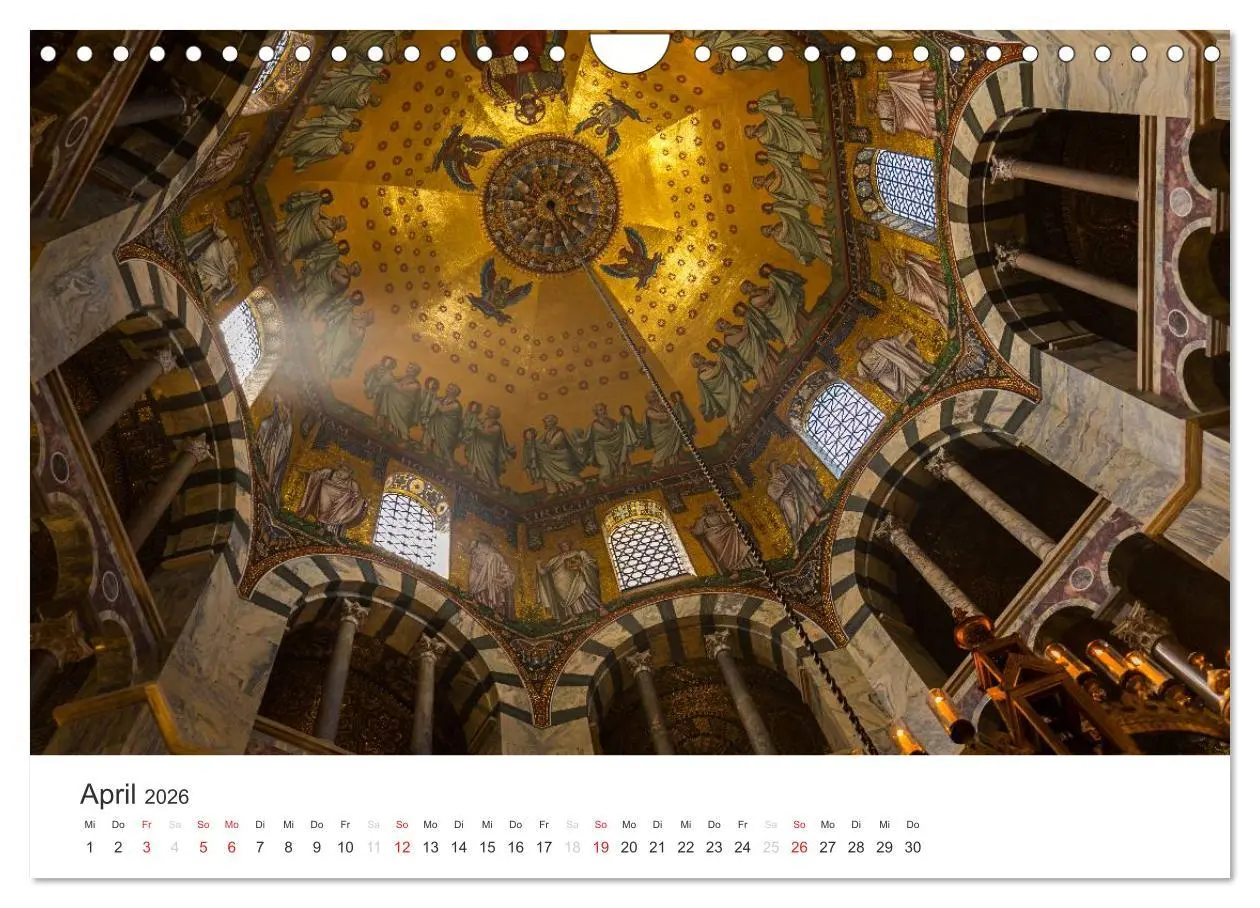 Bild: 9783516017489 | Aachener Dom - Weltkulturdenkmal (Wandkalender 2026 DIN A4 quer),...