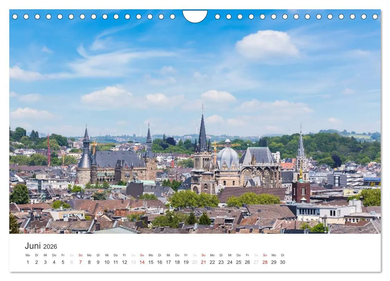 Bild: 9783516017489 | Aachener Dom - Weltkulturdenkmal (Wandkalender 2026 DIN A4 quer),...