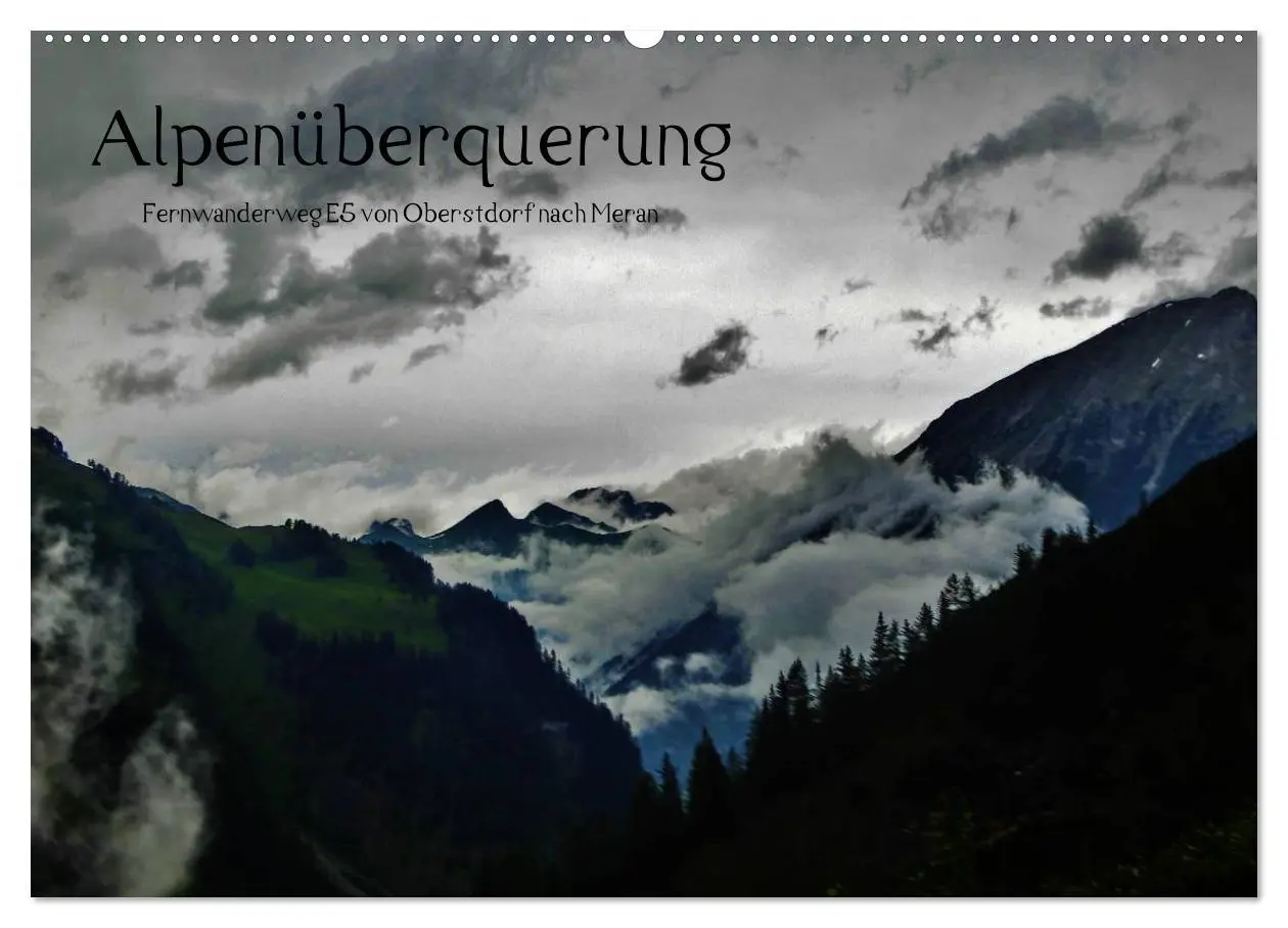 Cover: 9783516187489 | Alpenüberquerung (Wandkalender 2026 DIN A2 quer), CALVENDO...