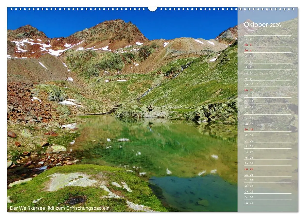 Bild: 9783516187489 | Alpenüberquerung (Wandkalender 2026 DIN A2 quer), CALVENDO...