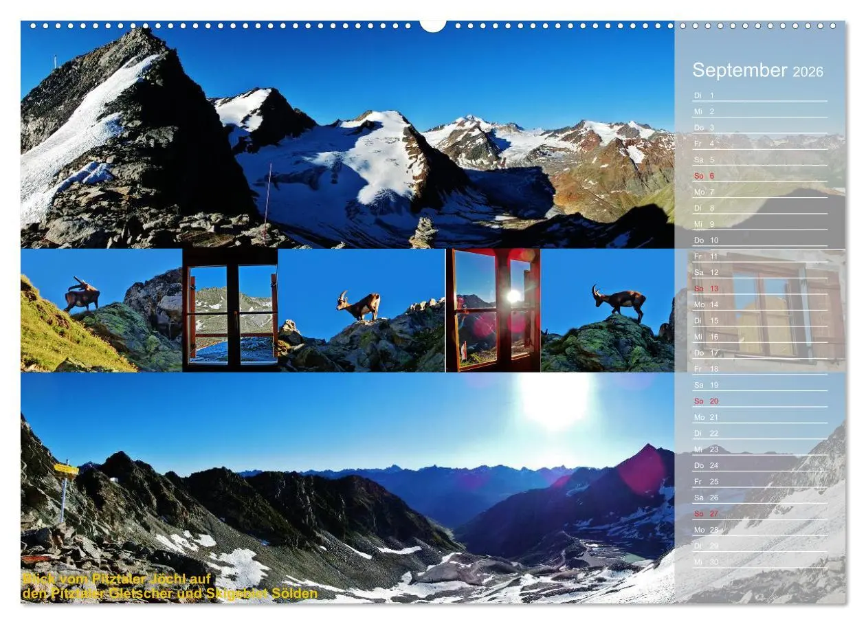 Bild: 9783516187489 | Alpenüberquerung (Wandkalender 2026 DIN A2 quer), CALVENDO...
