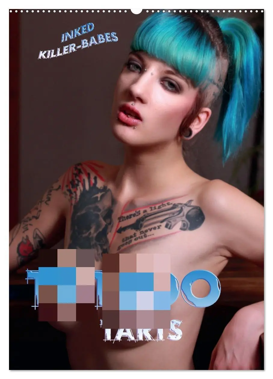 Cover: 9783516257489 | TATTOO TARTS - Inked Killer Babes (Wandkalender 2026 DIN A2 hoch),...
