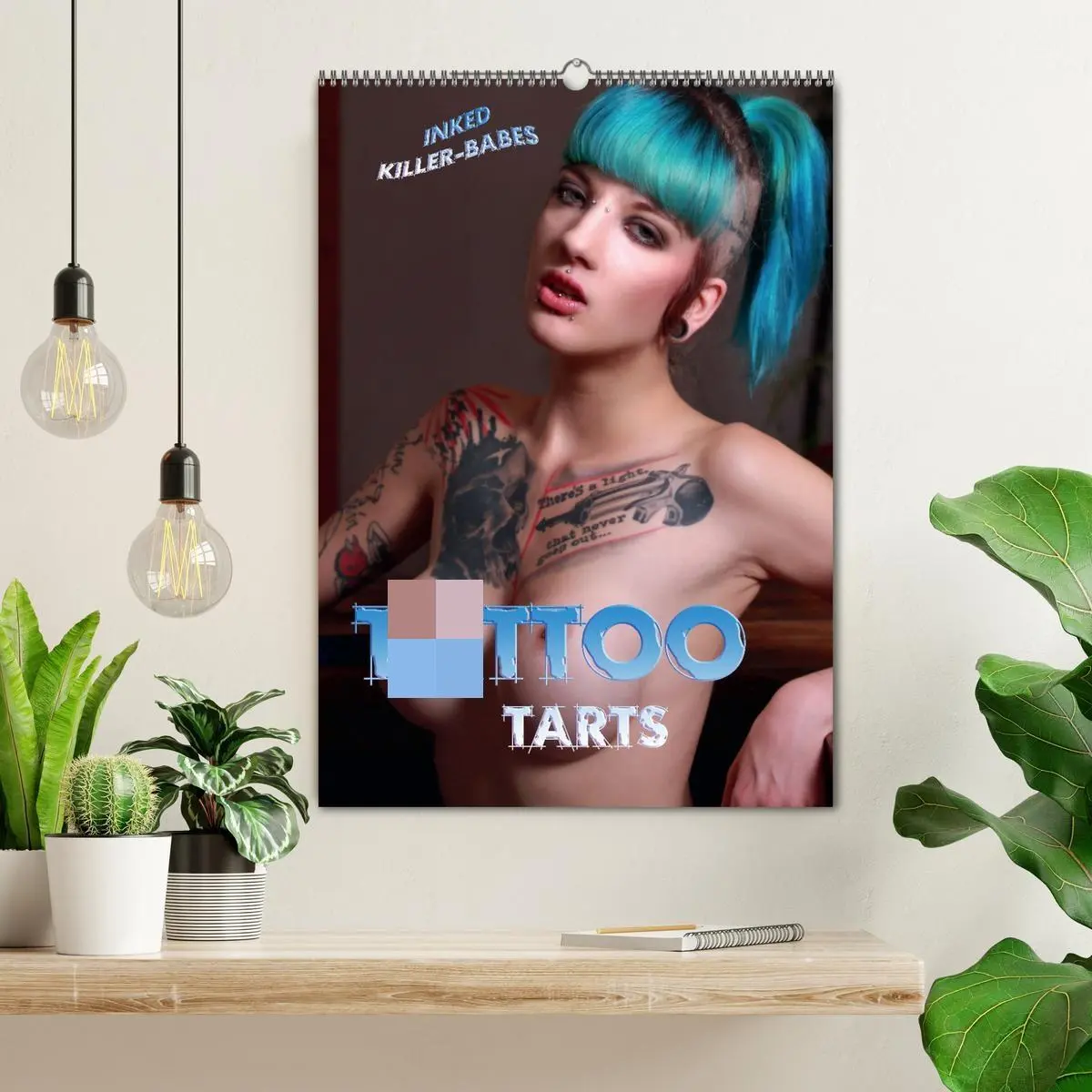 Bild: 9783516257489 | TATTOO TARTS - Inked Killer Babes (Wandkalender 2026 DIN A2 hoch),...