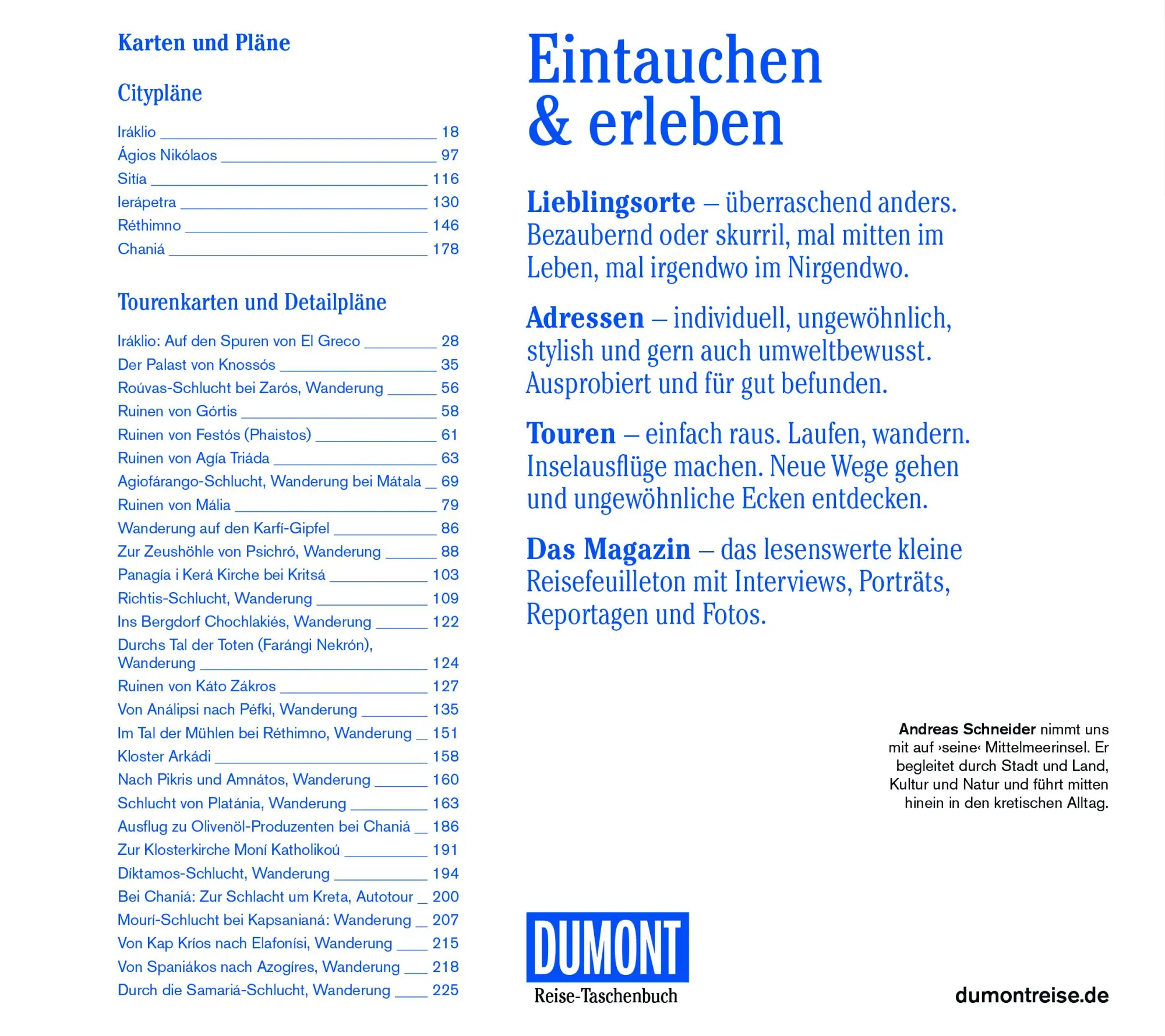 Rückseite: 9783616007489 | DUMONT Reise-Taschenbuch Reiseführer Kreta | Andreas Schneider | Buch