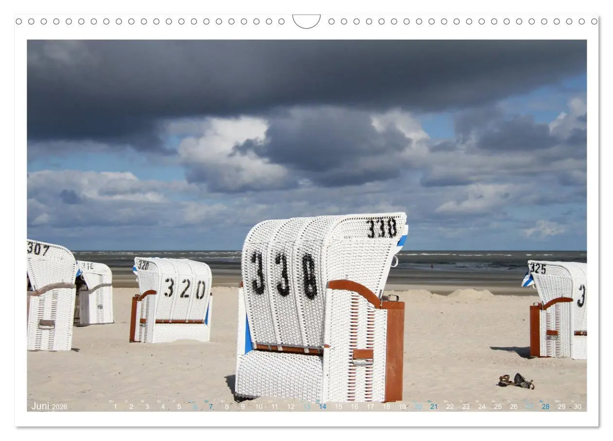 Bild: 9783457847589 | OP SPIEKEROOG (Wandkalender 2026 DIN A3 quer), CALVENDO Monatskalender