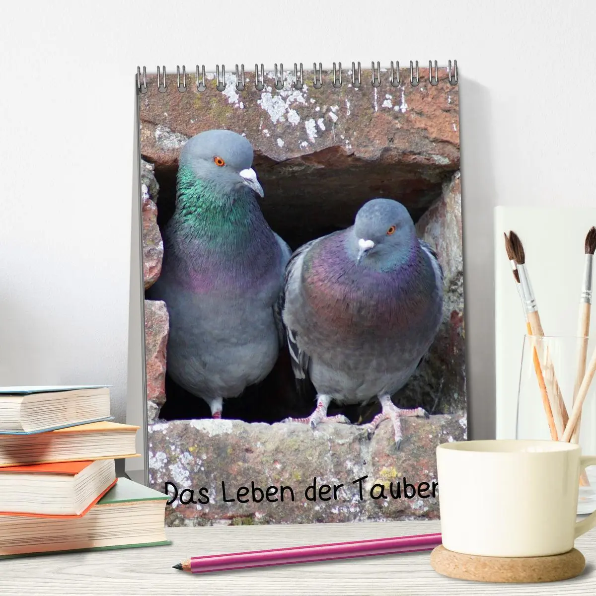 Bild: 9783516487589 | Das Leben der Tauben (Tischkalender 2026 DIN A5 hoch), CALVENDO...