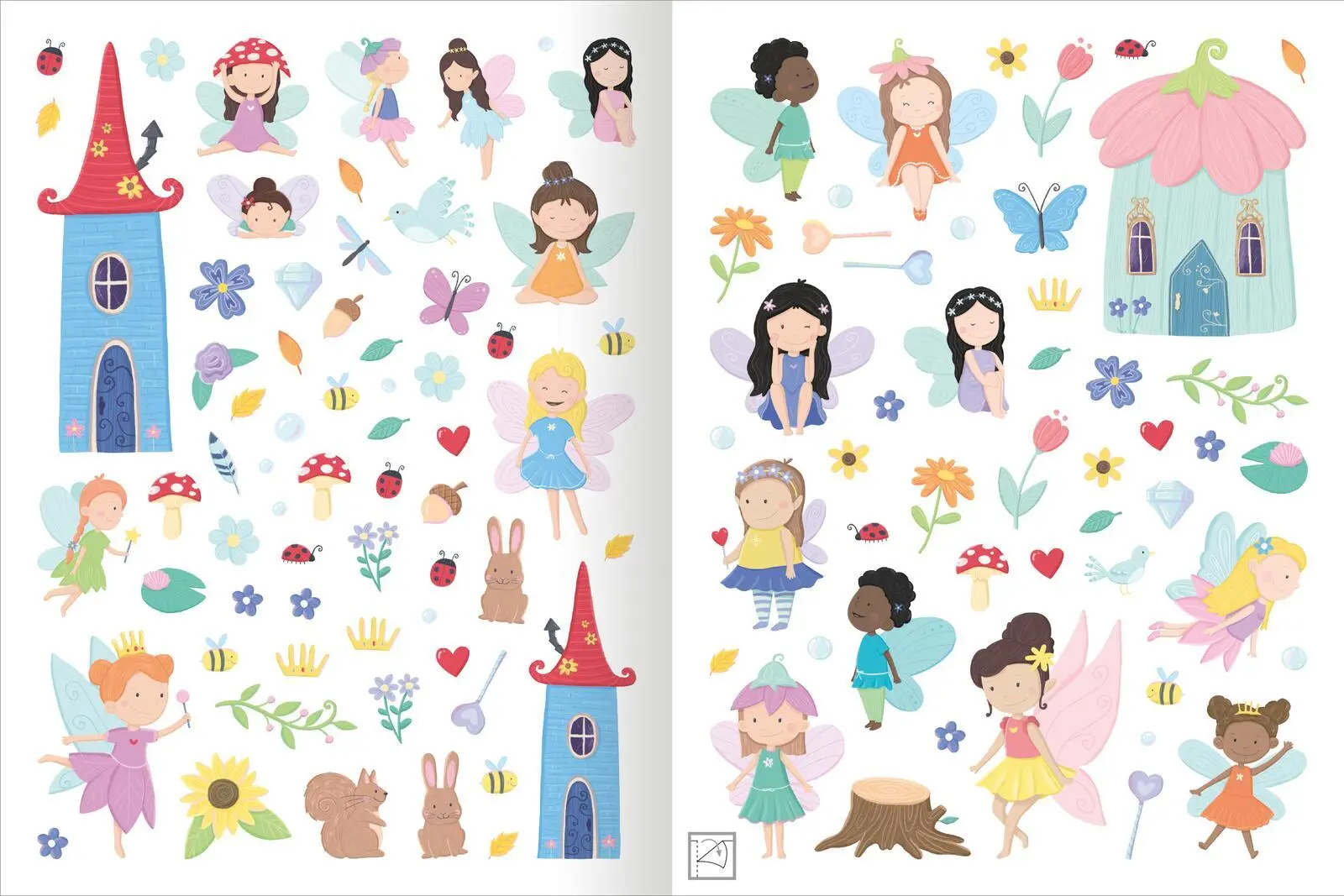 Bild: 9783845857589 | Mein XL Sticker-Poster Feen | Mit Wendeposter &amp; 400 Stickern | Dietz