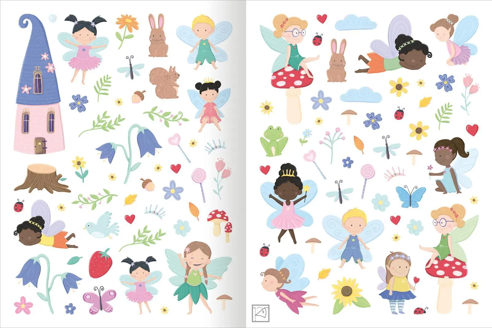 Bild: 9783845857589 | Mein XL Sticker-Poster Feen | Mit Wendeposter &amp; 400 Stickern | Dietz