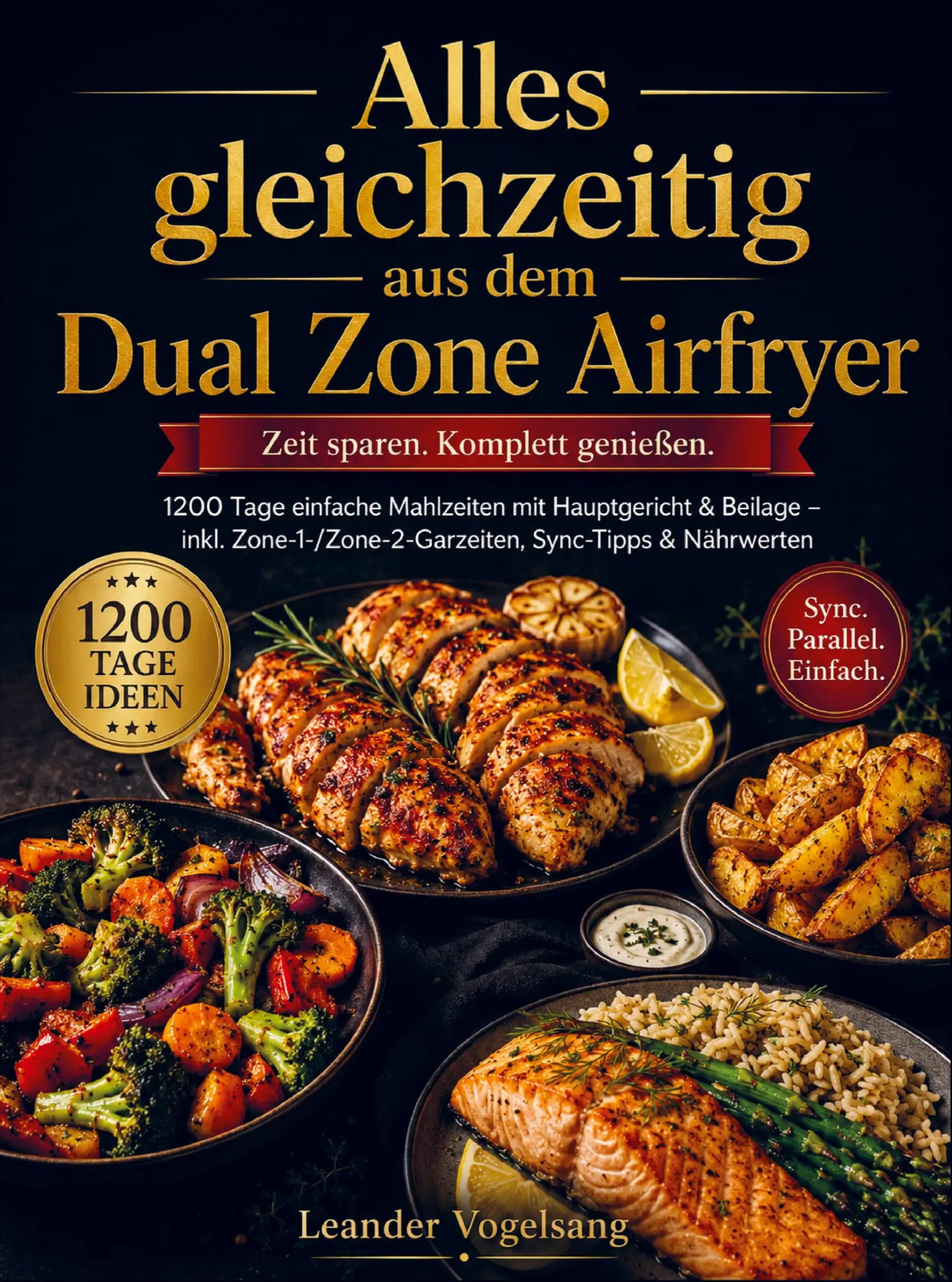 Cover: 9789403857589 | Alles gleichzeitig aus dem Dual Zone Airfryer | Leander Vogelsang