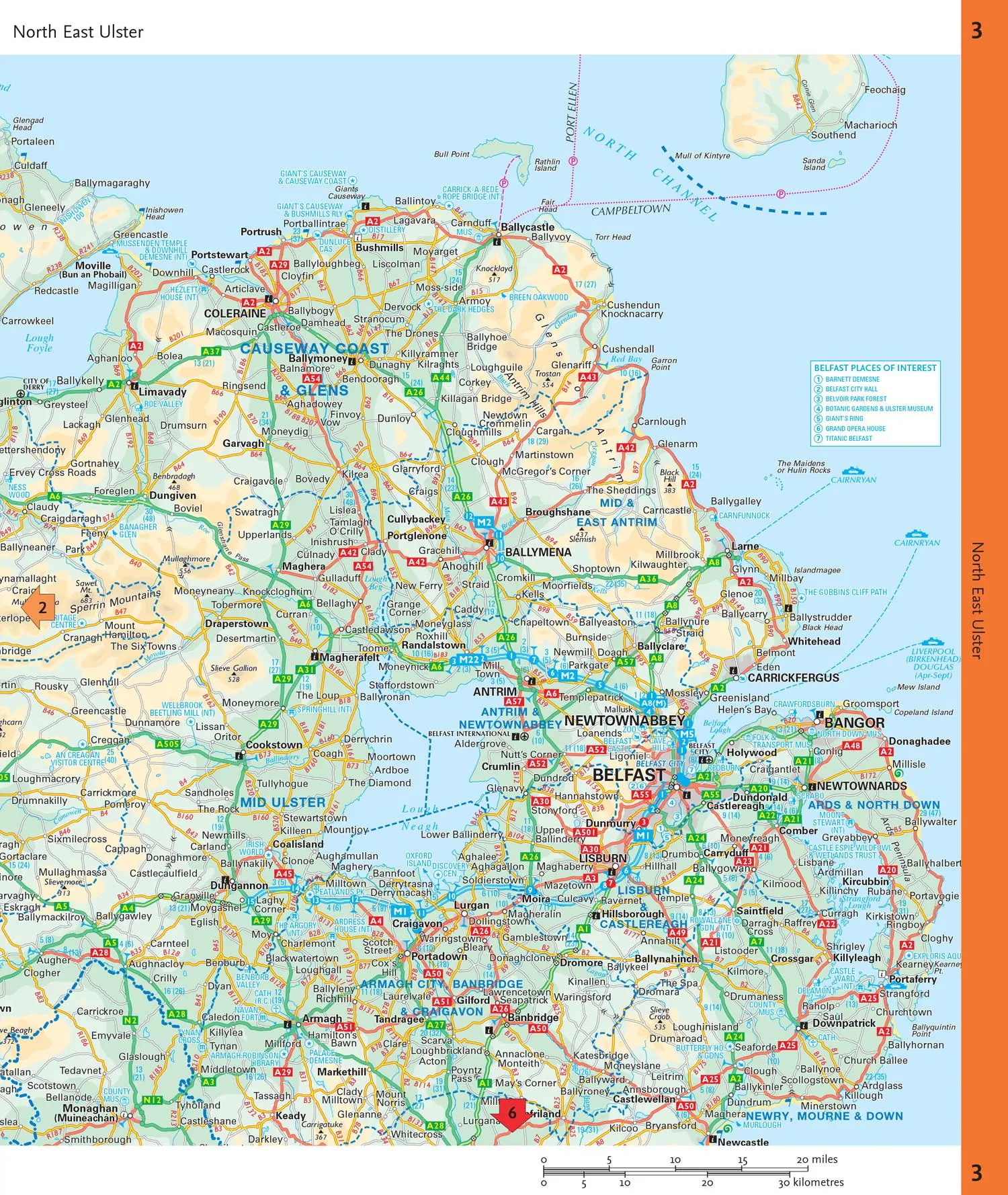 Bild: 9780008597689 | Map of Ireland Handy | Ideal for Route Planning | Collins | Englisch