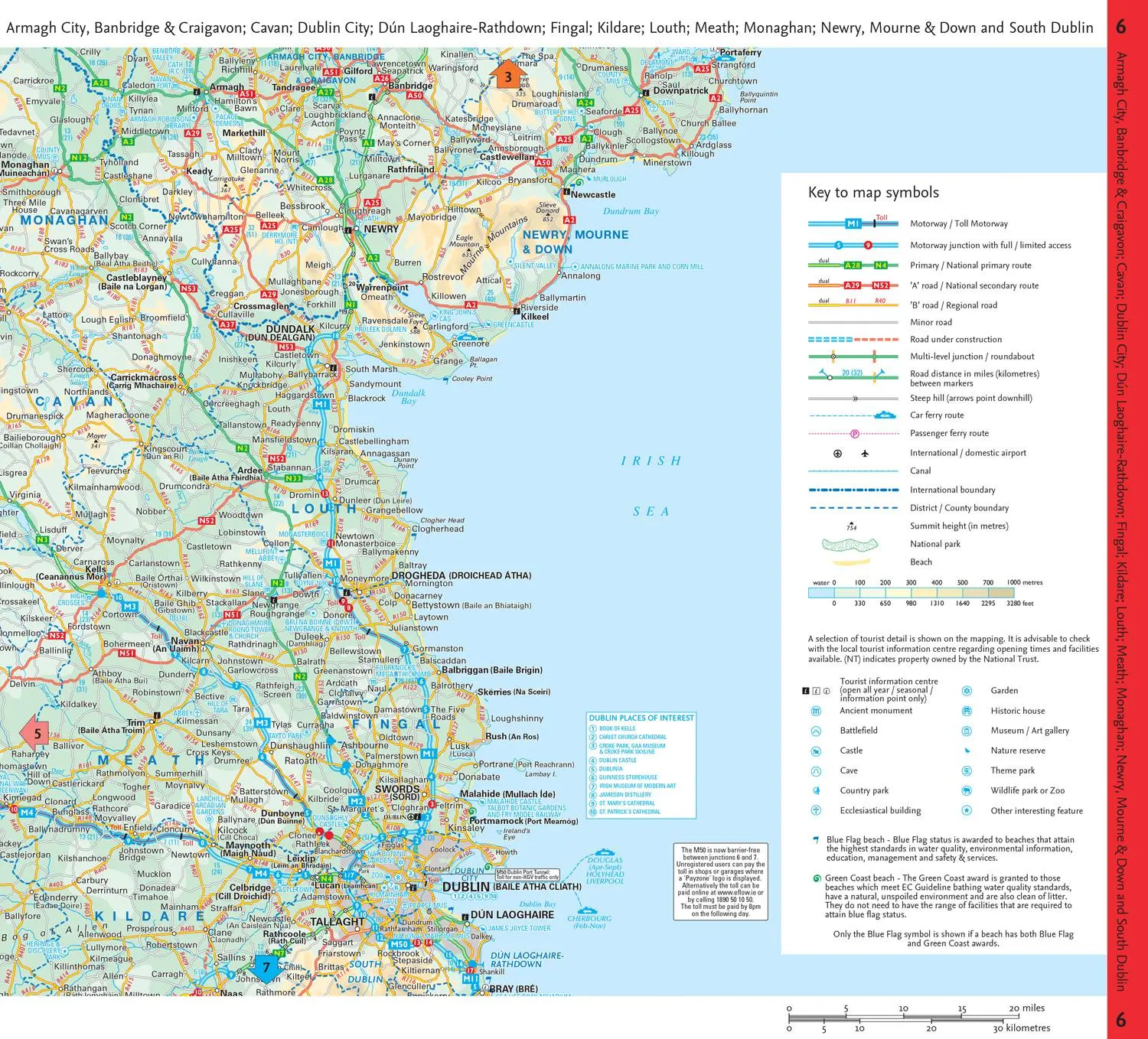 Bild: 9780008597689 | Map of Ireland Handy | Ideal for Route Planning | Collins | Englisch