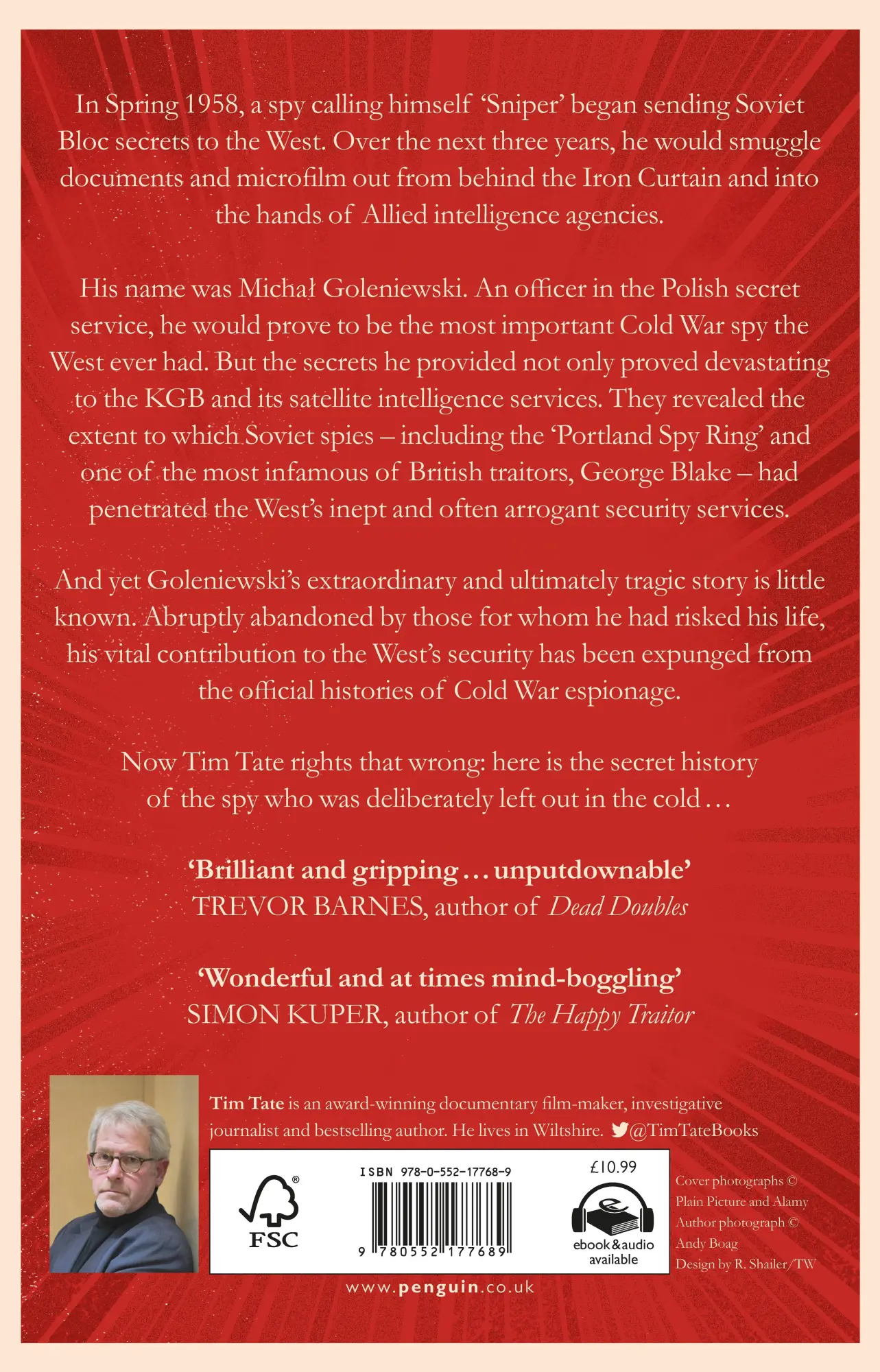 Rückseite: 9780552177689 | The Spy who was left out in the Cold | Tim Tate | Taschenbuch | 2022