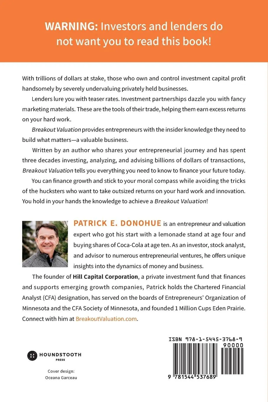 Rückseite: 9781544537689 | Breakout Valuation | How to Finance Your Future Today | Donohue | Buch