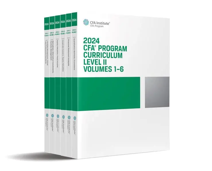 Cover: 9781953337689 | 2024 CFA Program Curriculum Level II Box Set, Volumes 1 - 6 | Buch