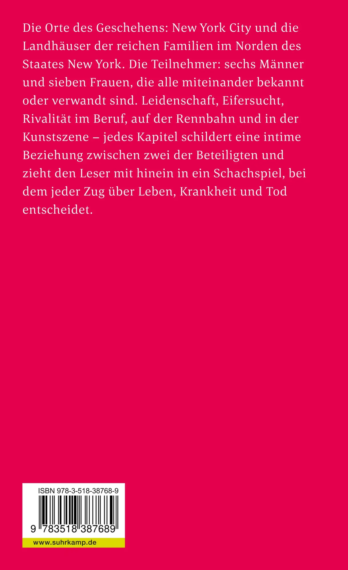 Rückseite: 9783518387689 | Zigaretten | Roman | Harry Mathews | Taschenbuch | 320 S. | Deutsch