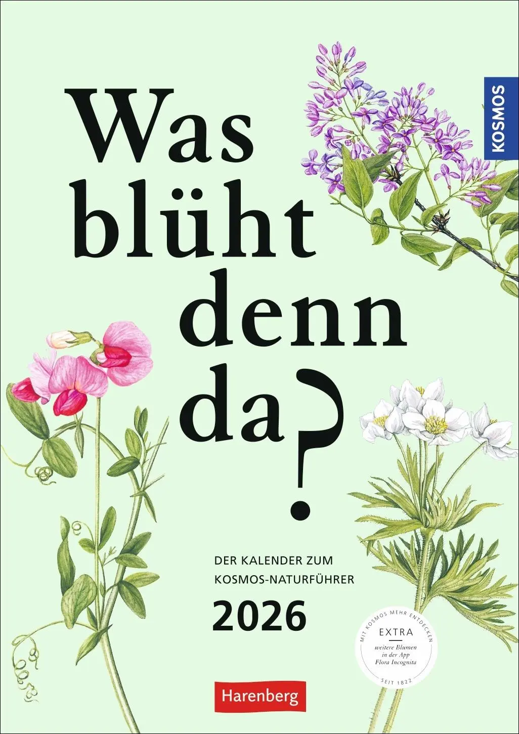 Cover: 9783840037689 | KOSMOS Was blüht denn da? Wochenplaner 2026 - Der Kalender zum...