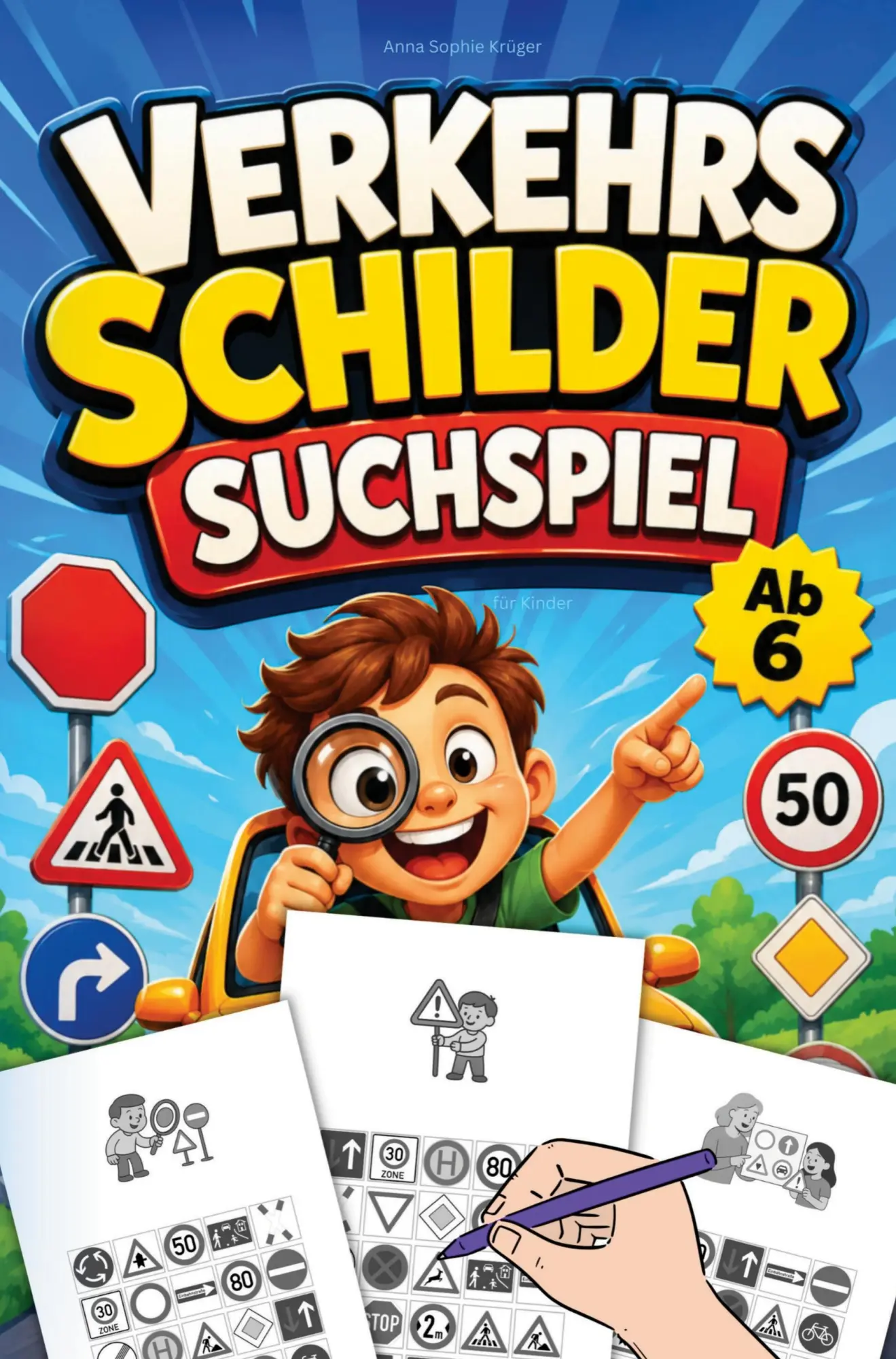 Cover: 9789403917689 | Verkehrsschilder Suchspiel für Kinder ab 6 | Anna Sophie Krüger | Buch